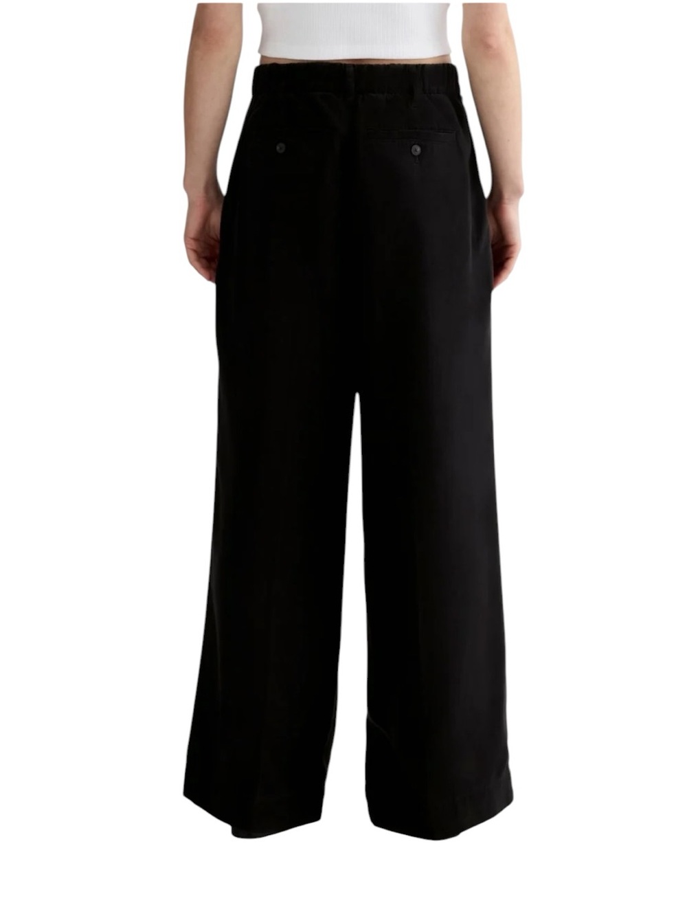 Everlane The Trouser in Buttersoft - Black - Picture 2 of 16